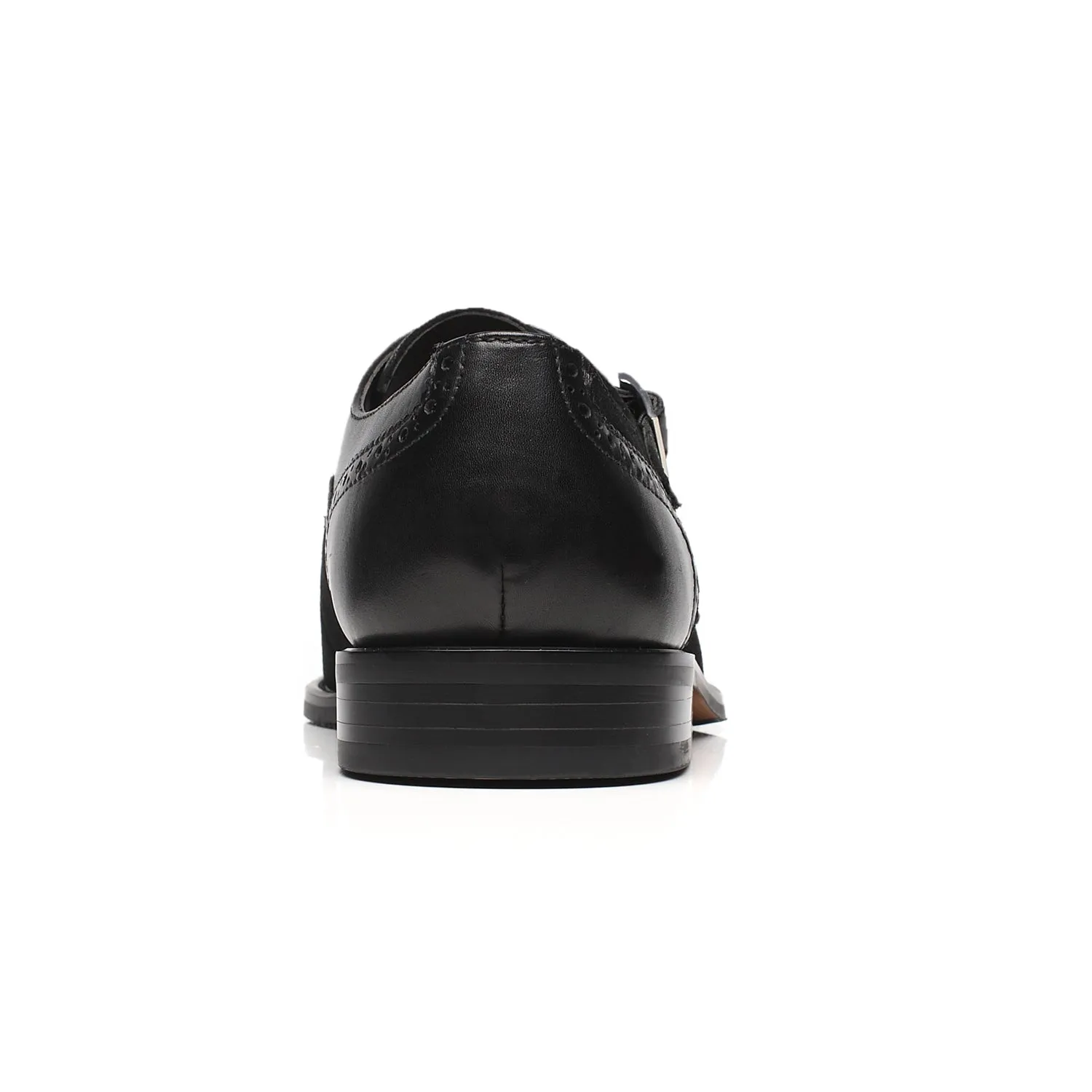 Men's Double Monk Strap Loafer 3-Black