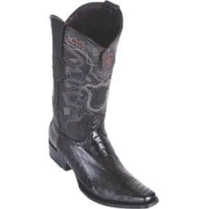 Men’s Los Altos Ostrich Leg Boots European Square Toe