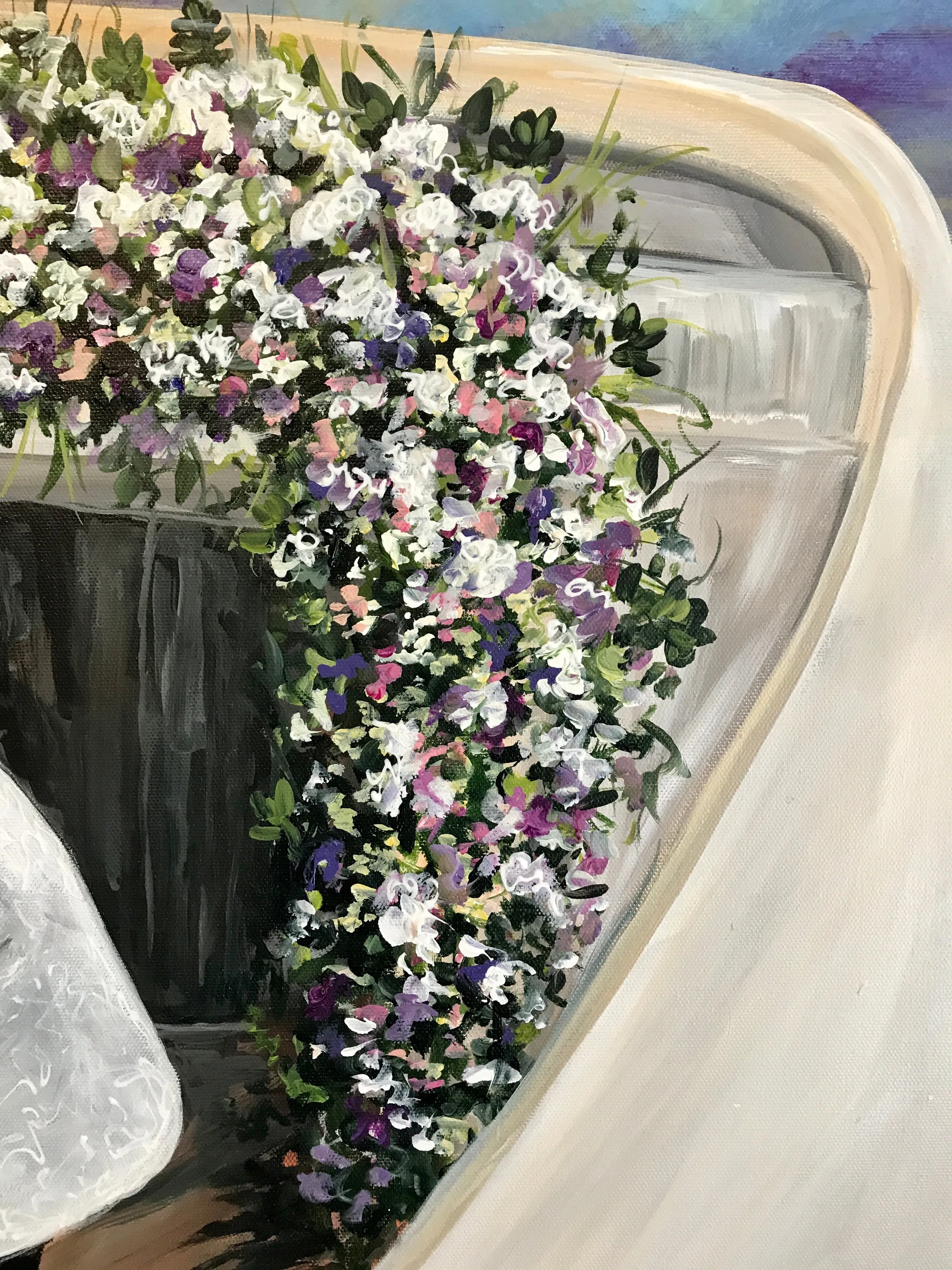Miami, Florida Mega Yacht Live Wedding Painting