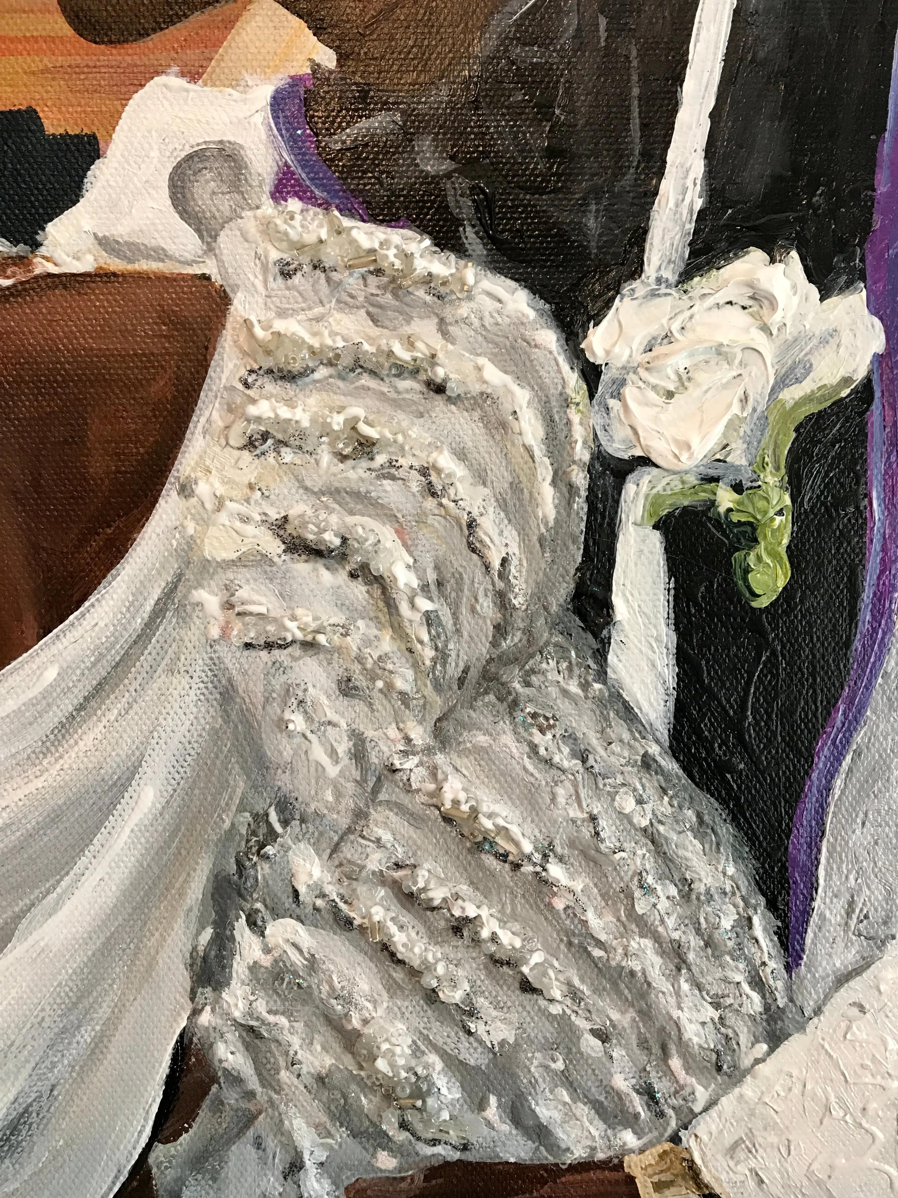Miami, Florida Mega Yacht Live Wedding Painting