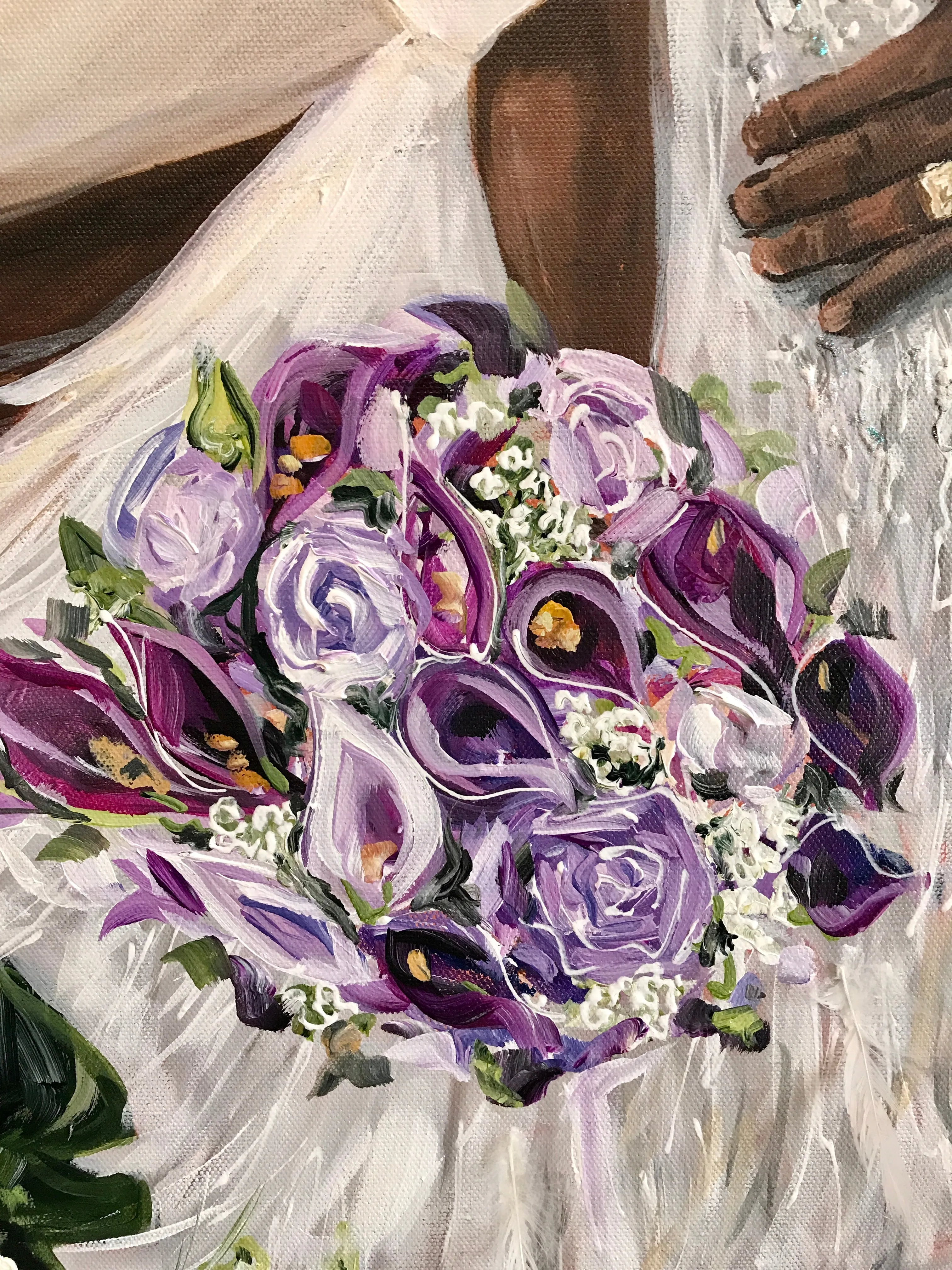 Miami, Florida Mega Yacht Live Wedding Painting