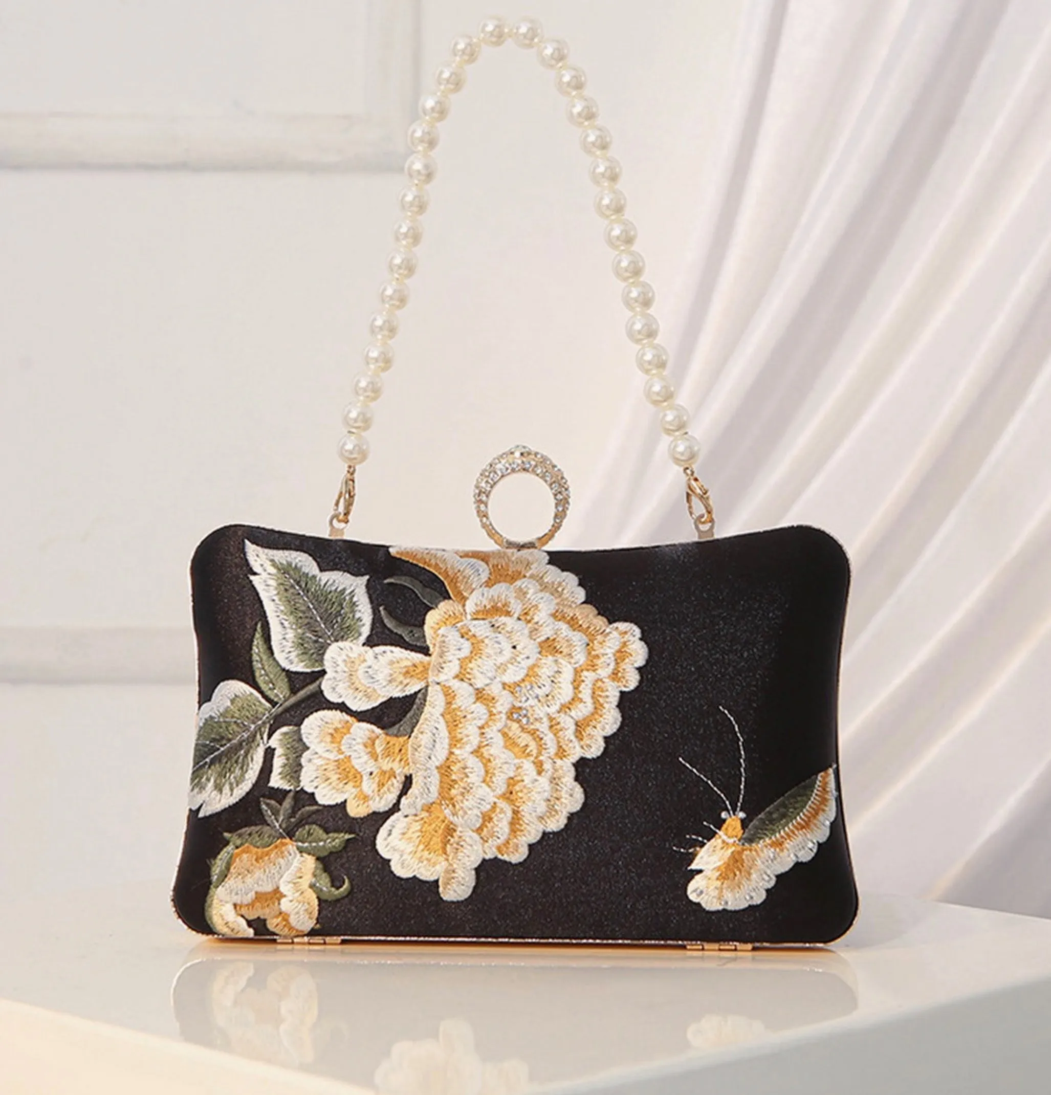 Midnight Garden Clutch - Two Colors
