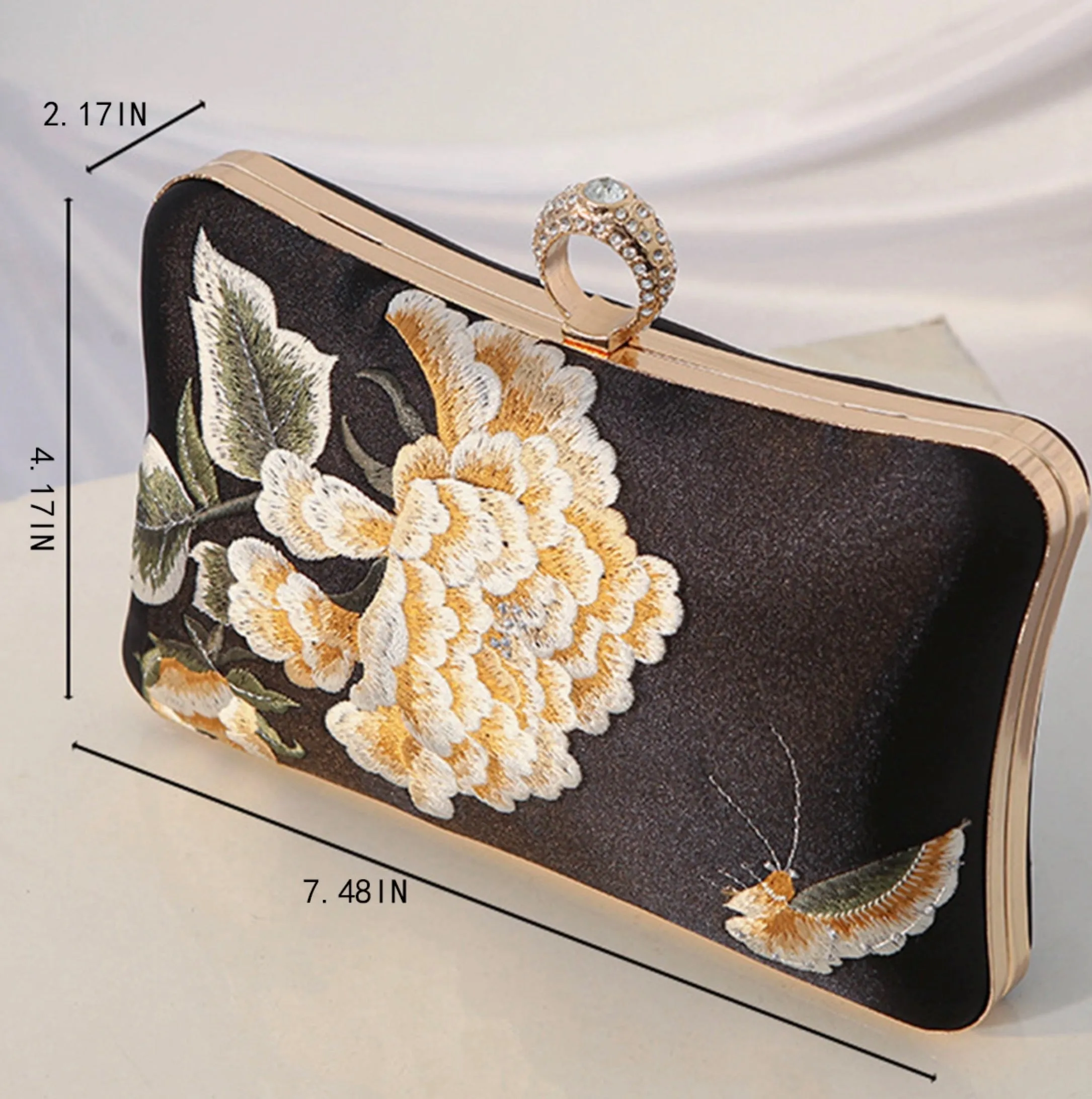 Midnight Garden Clutch - Two Colors
