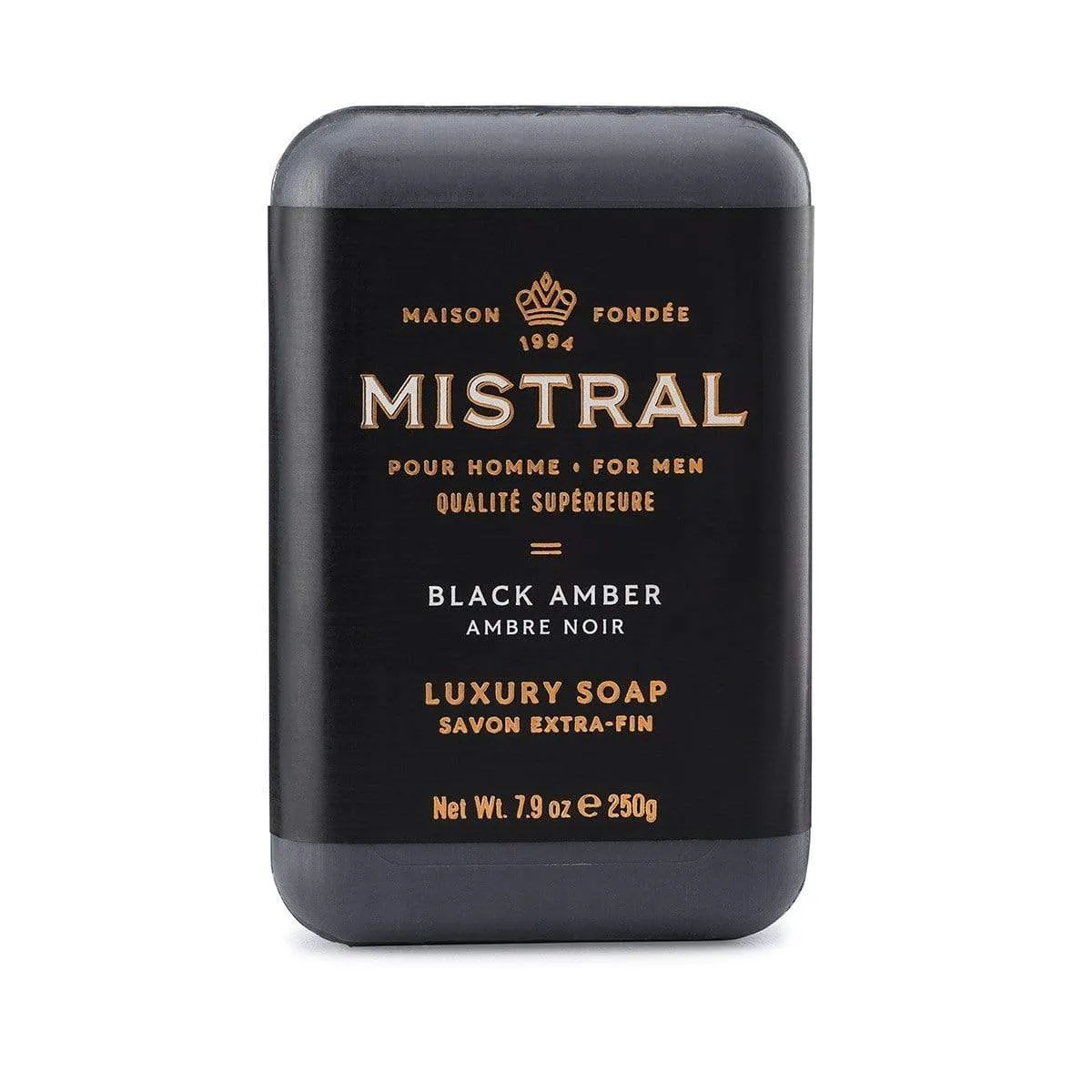Mistral Bar Soap | Black Amber