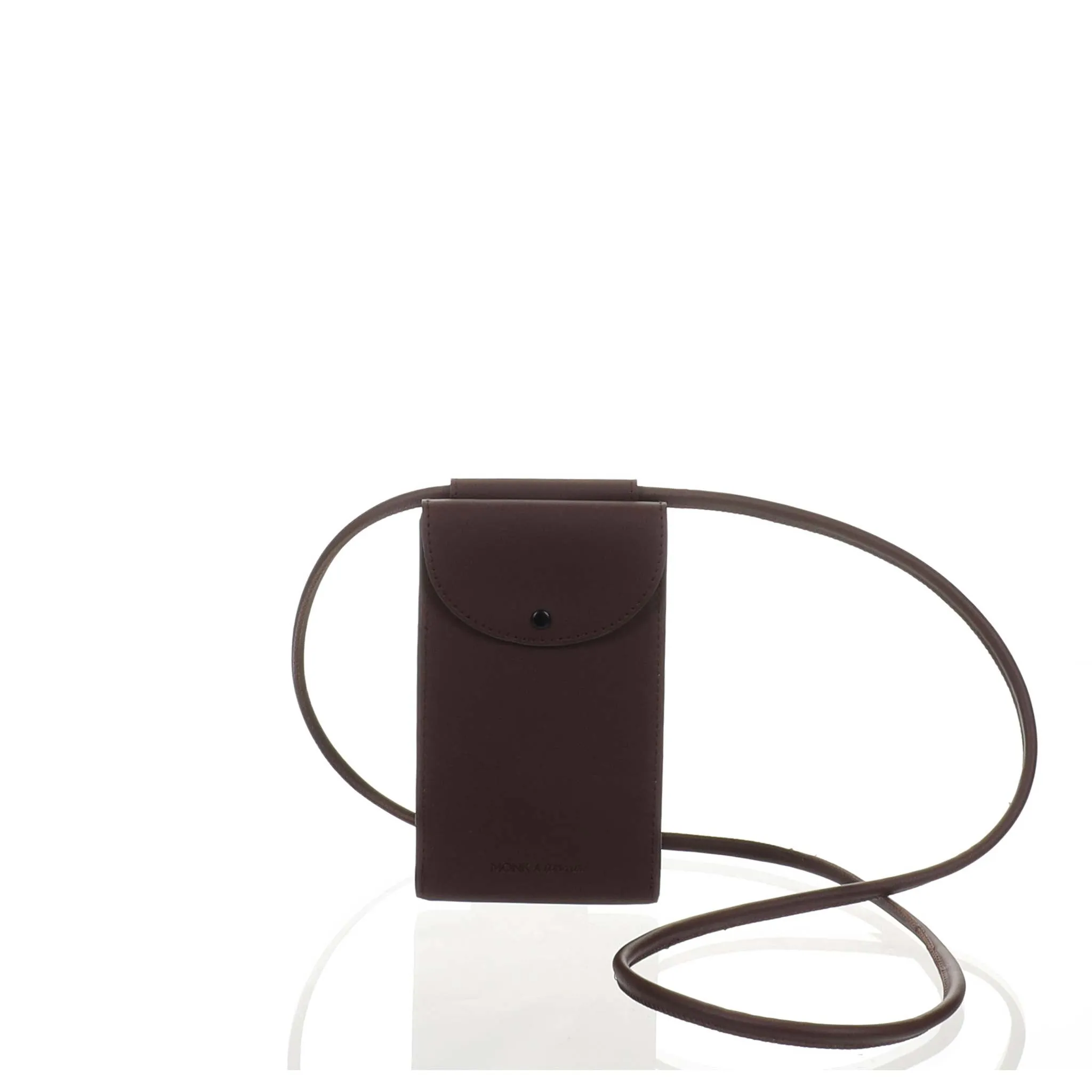 Monk & Anna Black Phone Pouch