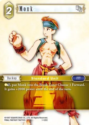 Monk (Male Unit) 1-120C