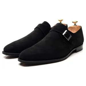 'Monkton' Black Suede Monk Strap UK 11 E
