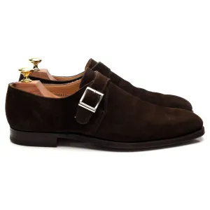 'Monkton' Dark Brown Suede Monk Strap UK 7 E