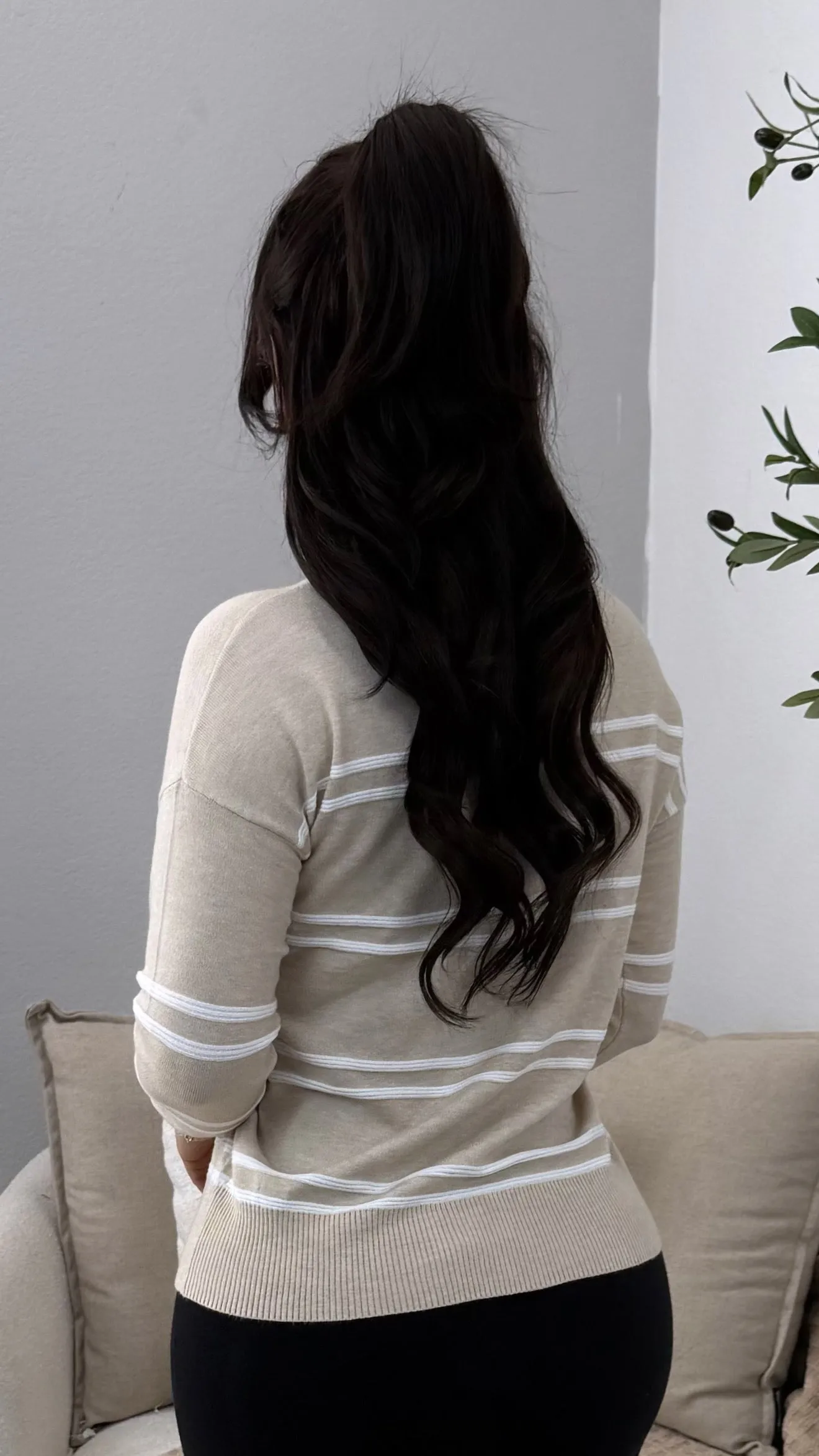 MORGAN TAUPE SWEATER