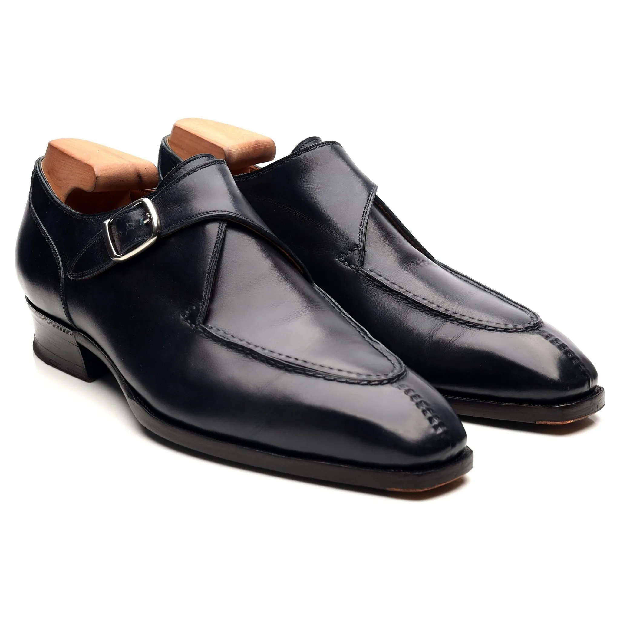 Navy Blue Split Toe Monk Strap UK 7.5 EU 41.5