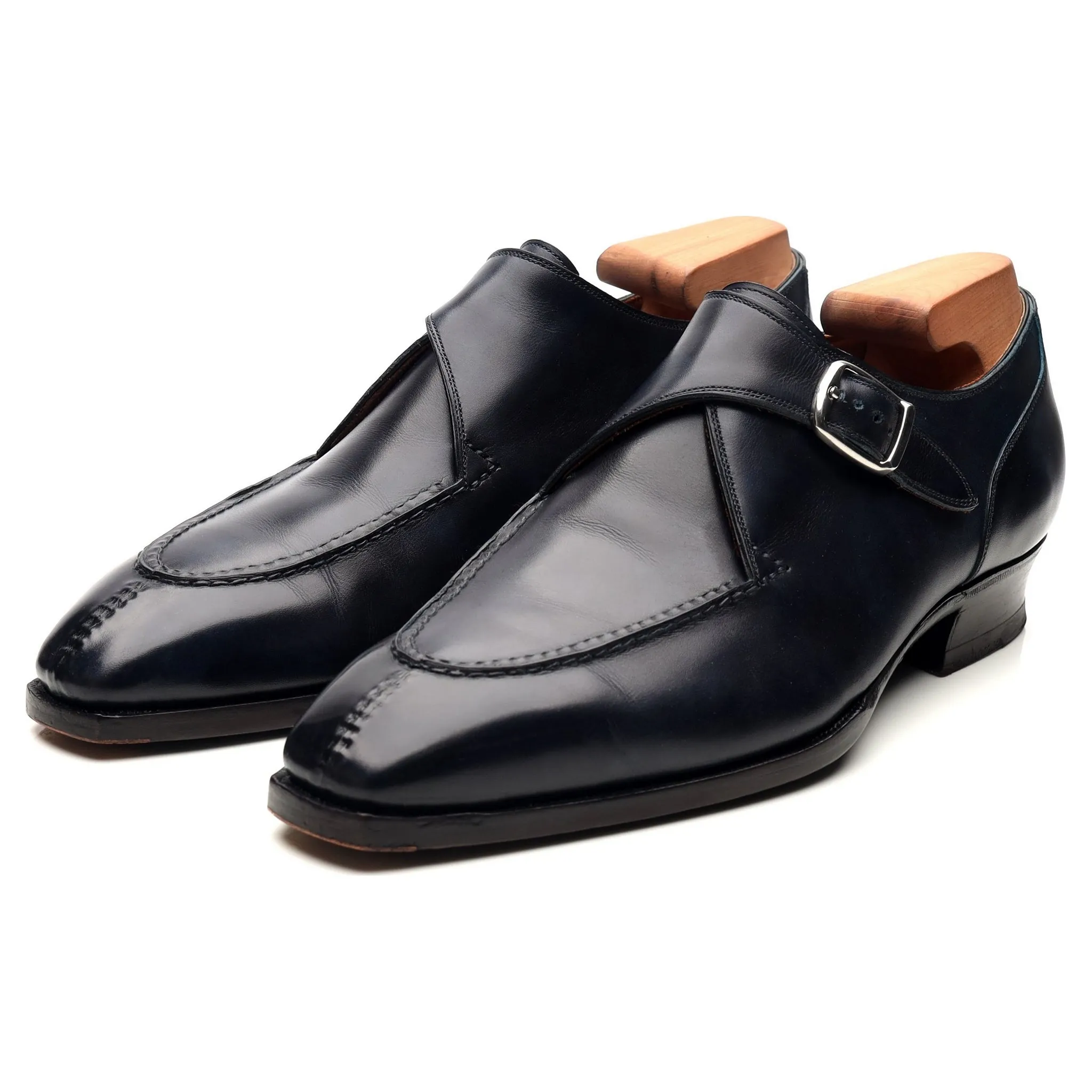 Navy Blue Split Toe Monk Strap UK 7.5 EU 41.5