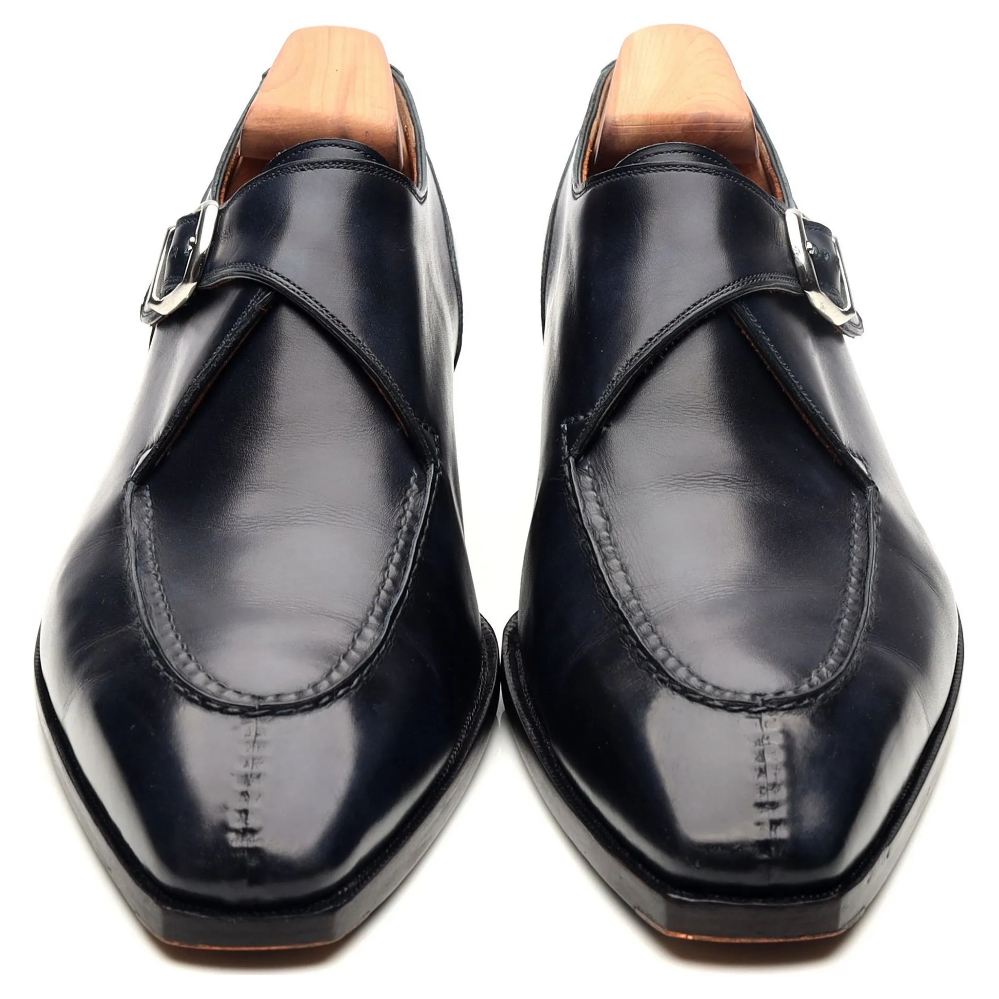 Navy Blue Split Toe Monk Strap UK 7.5 EU 41.5