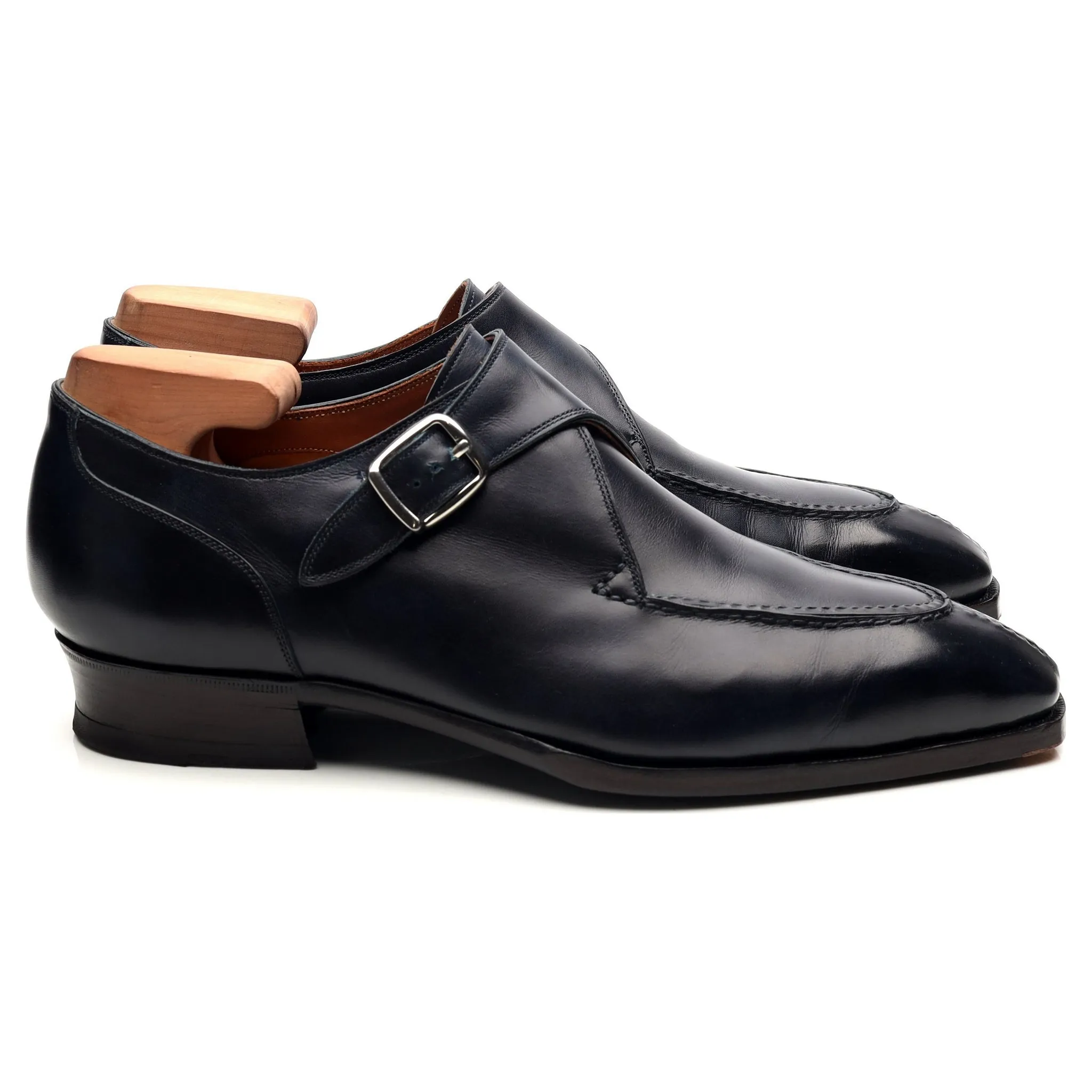 Navy Blue Split Toe Monk Strap UK 7.5 EU 41.5