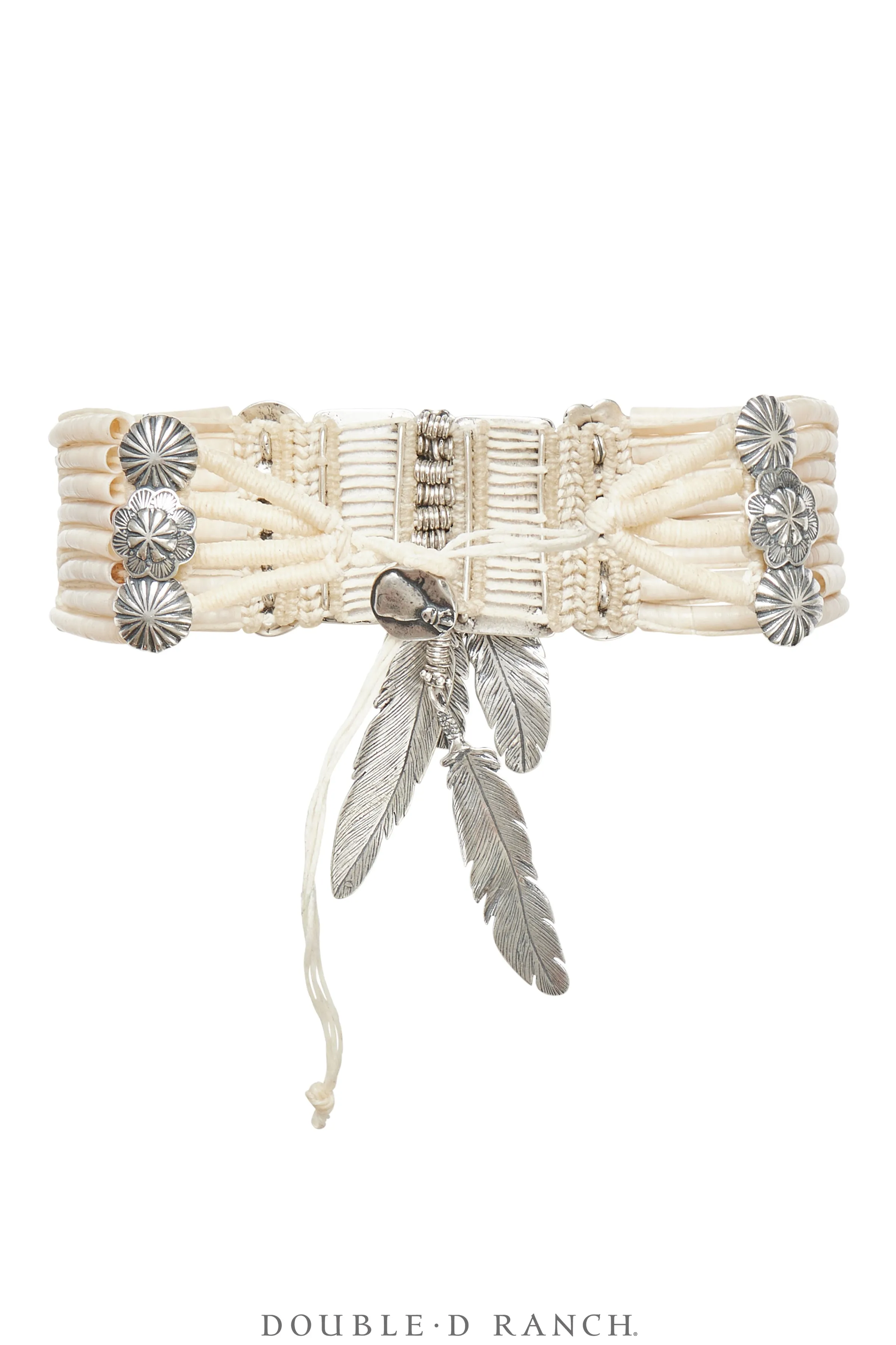 Necklace, Mummy's Bundle, by Double D Ranch, Isabella, Choker, Dentalium, 150
