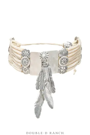 Necklace, Mummy's Bundle, by Double D Ranch, Isabella, Choker, Dentalium, 150