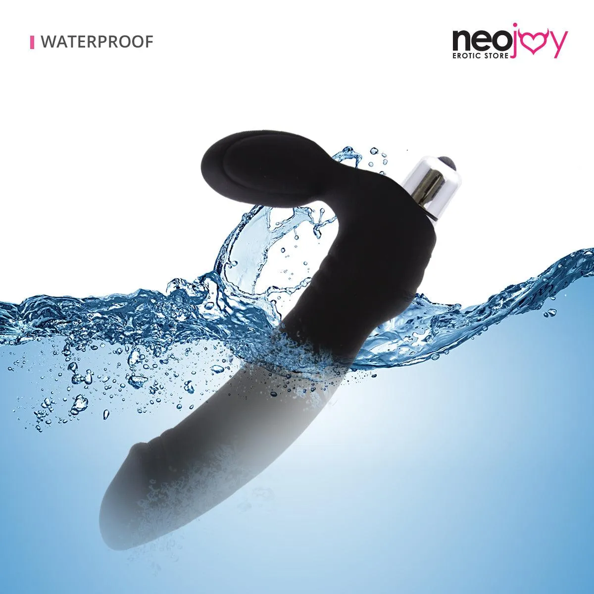 Neojoy Strapless Double Vibrator G-Spot Anal Pelvic - Black
