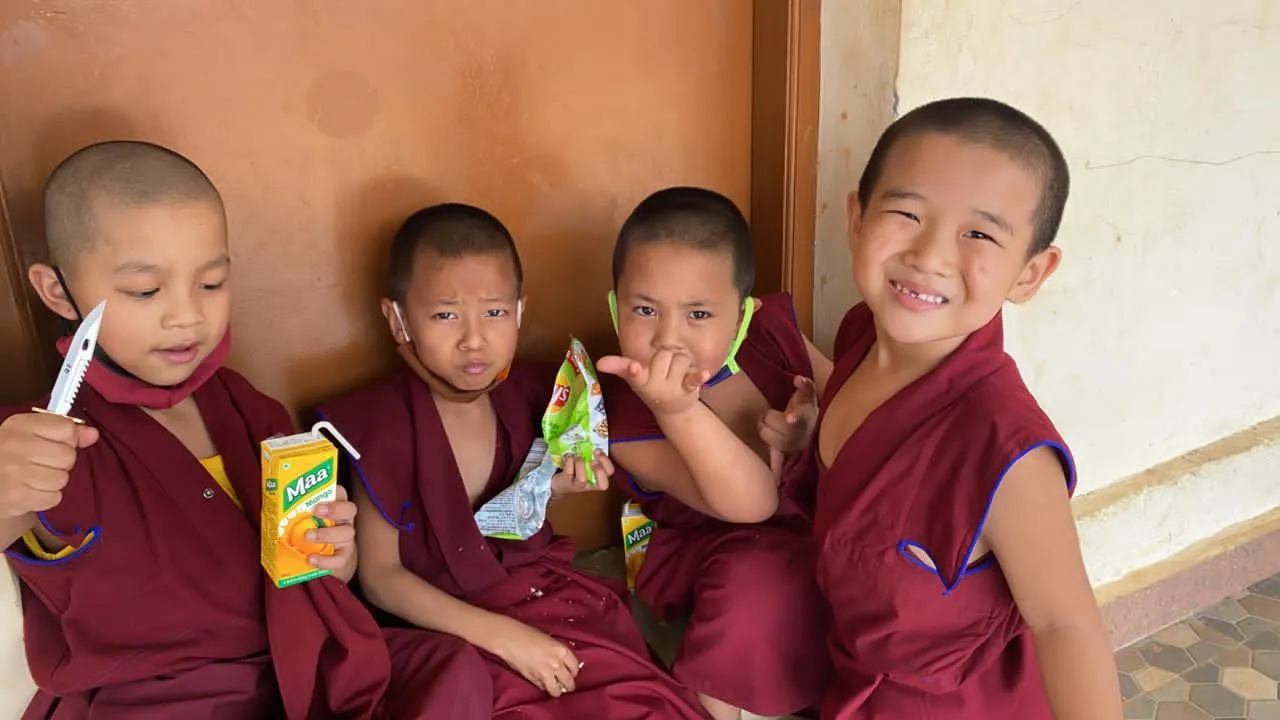 Novice Monks </br>  供养一位小沙弥