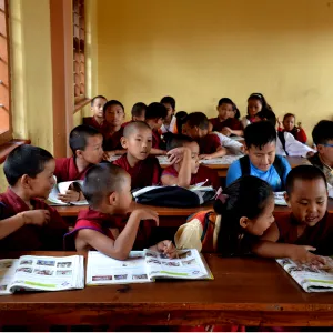 Novice Monks </br>  供养一位小沙弥