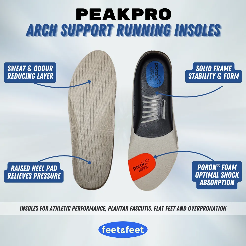 PeakPro Arch Support Running Insoles