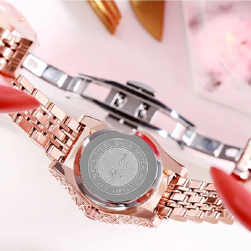 Personality Zircon With Scale Women's Watch