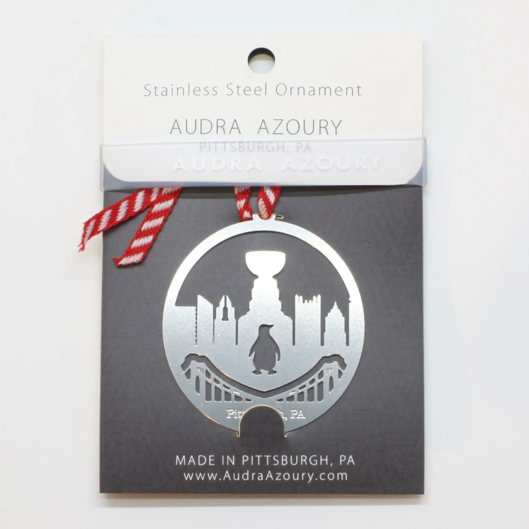 Pittsburgh Ornament | Hockey Trophy