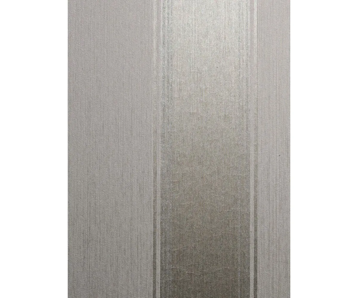 Plain Wide Stripes Silver 266422 Wallpaper
