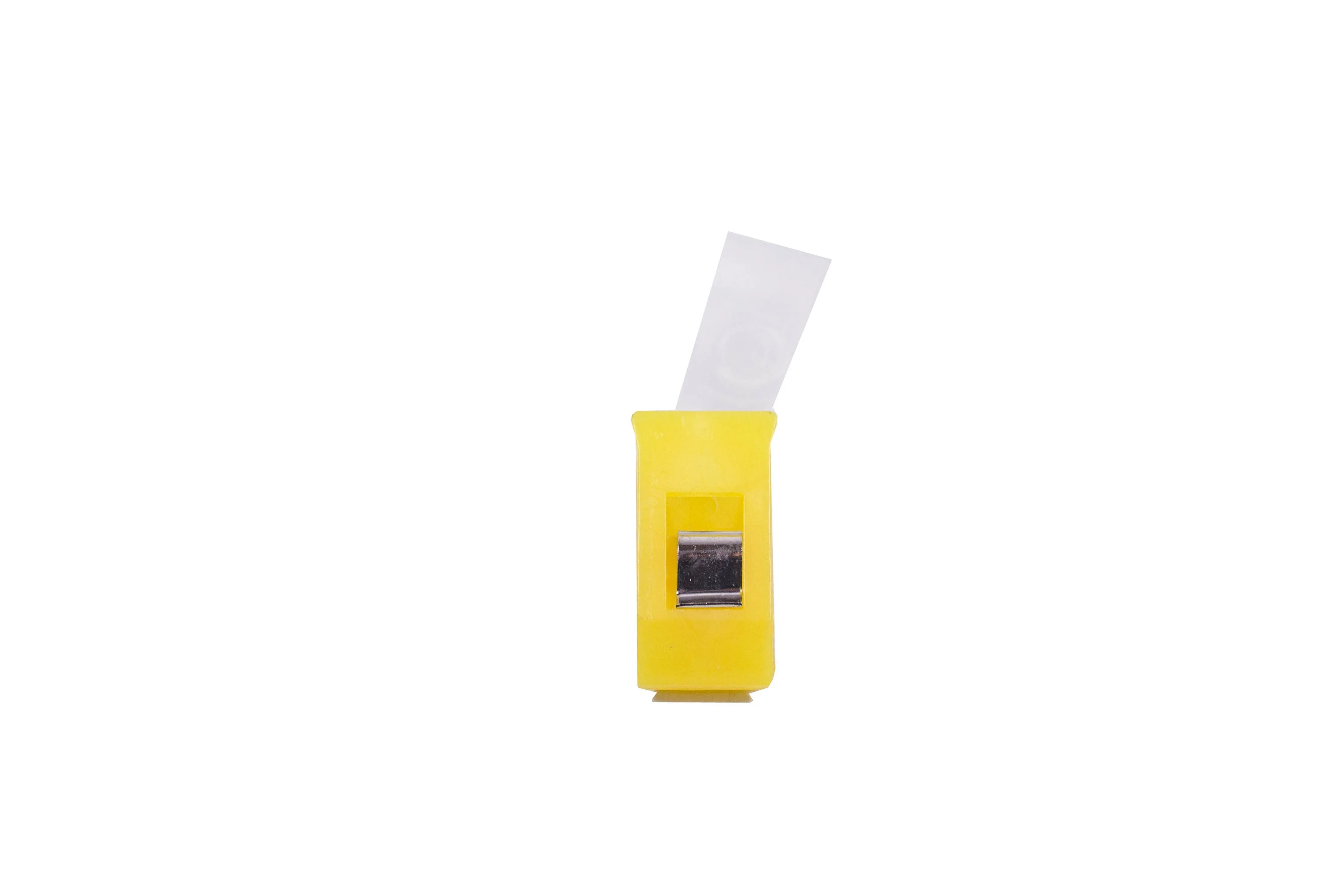Plastic ID Clip with Transparent PVC Straps | 100pcs