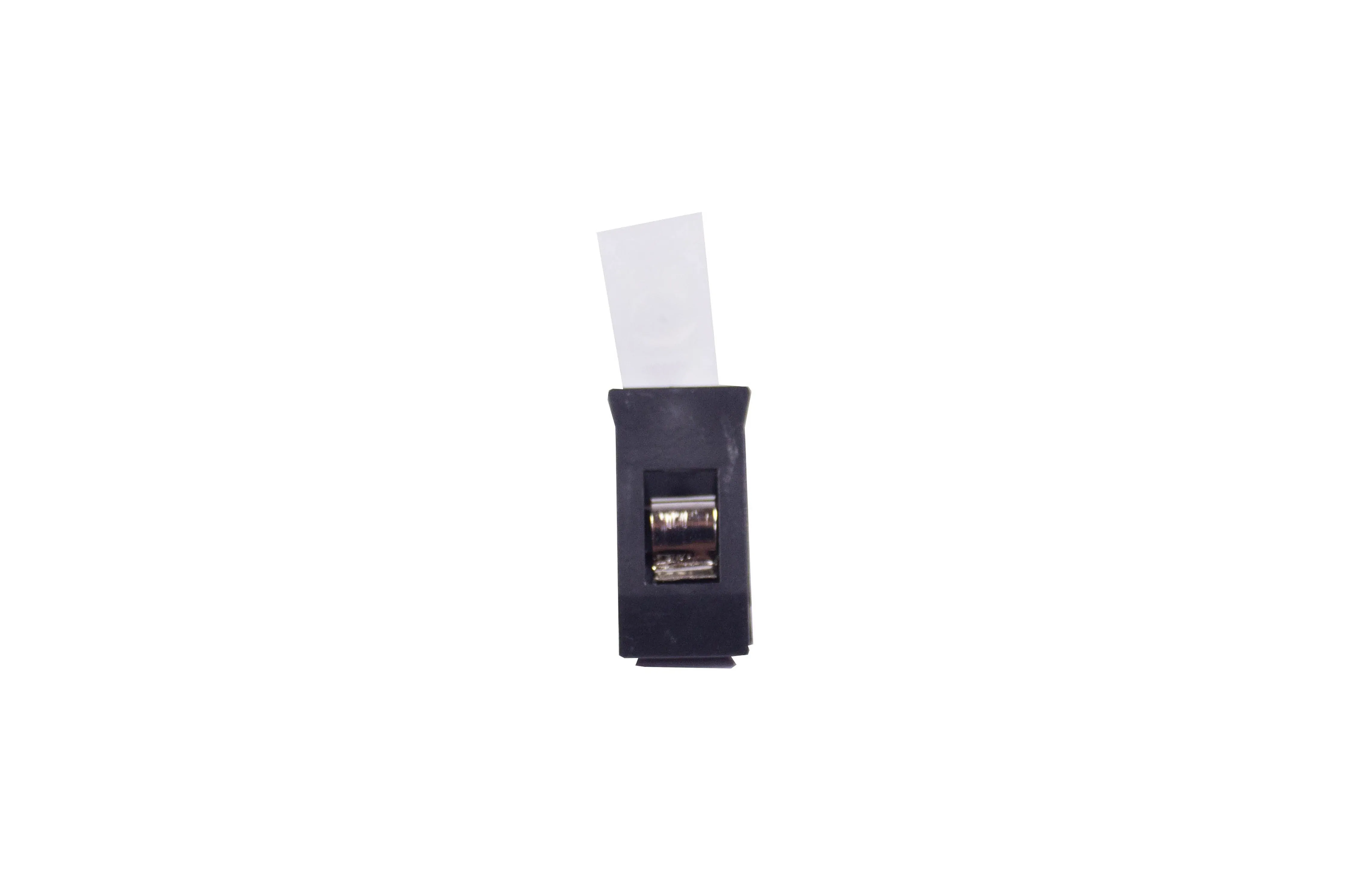 Plastic ID Clip with Transparent PVC Straps | 100pcs