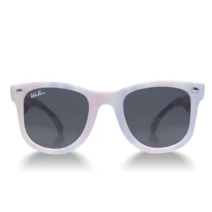 Polarized WeeFarers Sunglasses - Tie Dye Pink-Purple