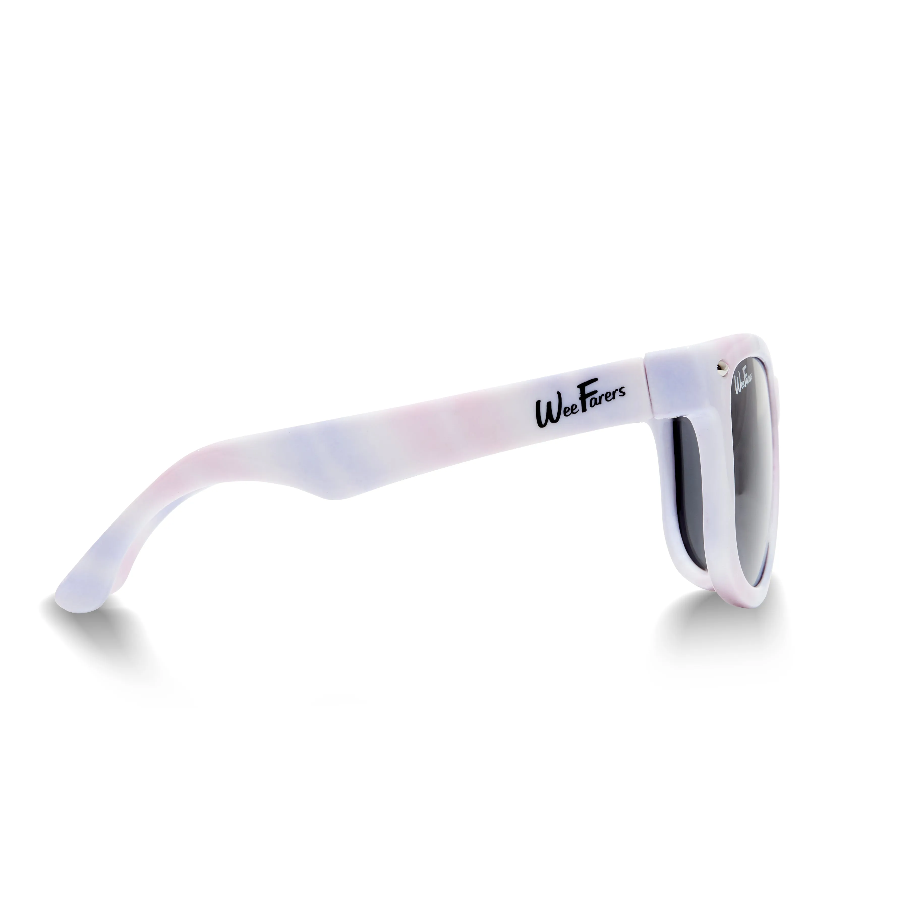 Polarized WeeFarers Sunglasses - Tie Dye Pink-Purple