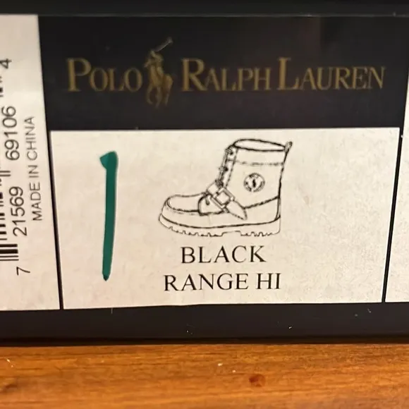 Polo Ralph Lauren Ranger Sportsman Boots Baby Boys Girls new Toddlers Size 4