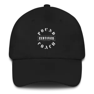 pound coach "certified" dad hat