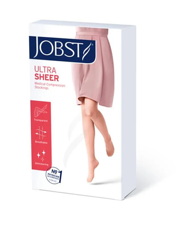 PR/1 JOBST ULTRASHEER WOMEN, PANTYHOSE, 20-30MMHG, MD, ESPRESSO, CLOSED TOE