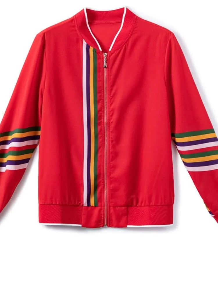 Printed Long Sleeve Jacket