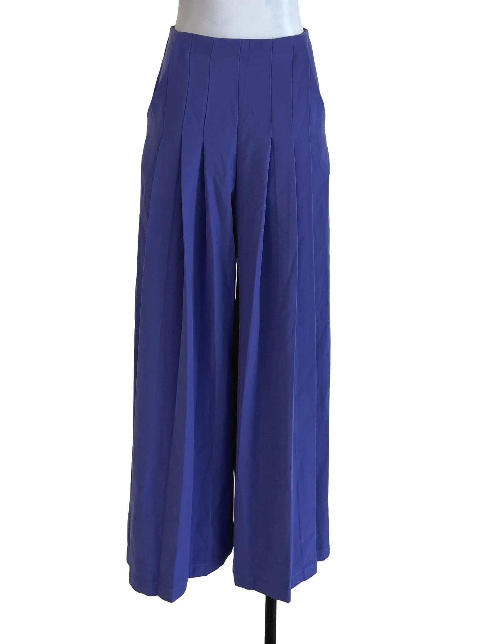 Purple Plain Formal Pants YHF