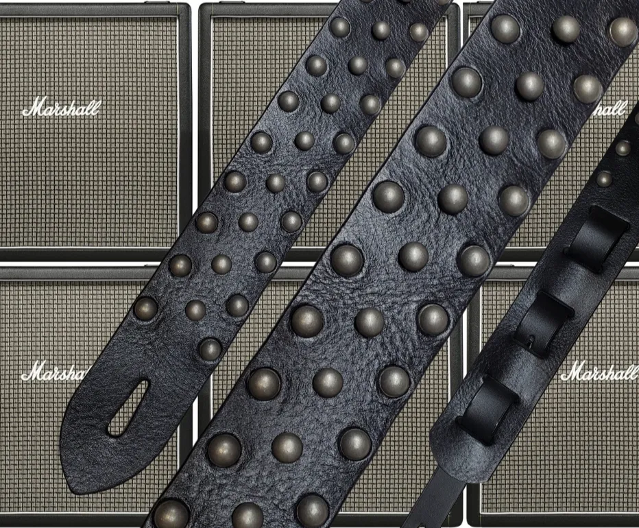 "Hell Bent 4 Leather" Leather Guitar Strap