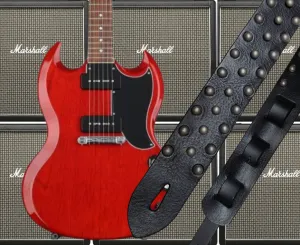 "Hell Bent 4 Leather" Leather Guitar Strap
