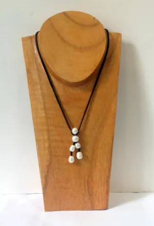 "Wishbone" Freshwater Pearl Necklace