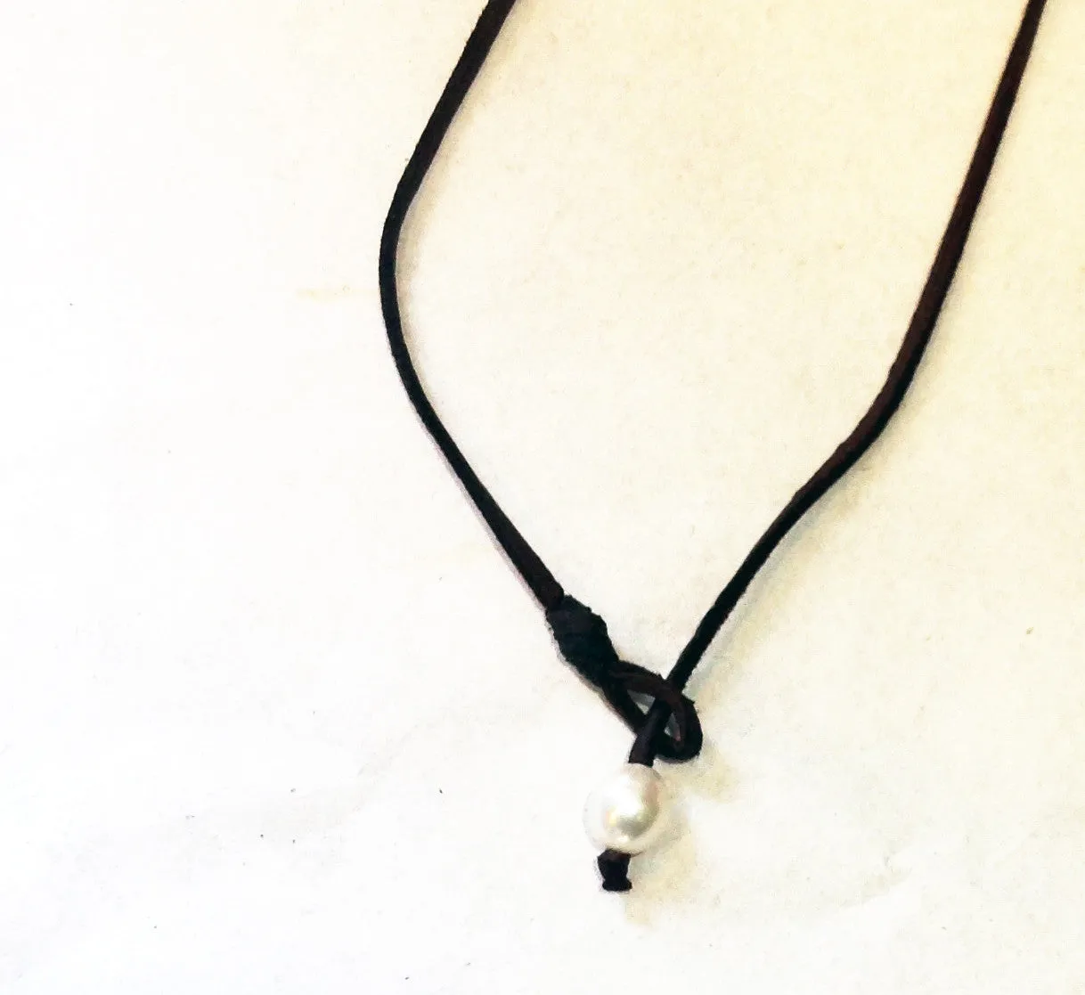 "Wishbone" Freshwater Pearl Necklace