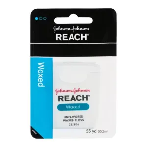 Reach Waxed Floss Unflavored - 55 yds., Pack of 6