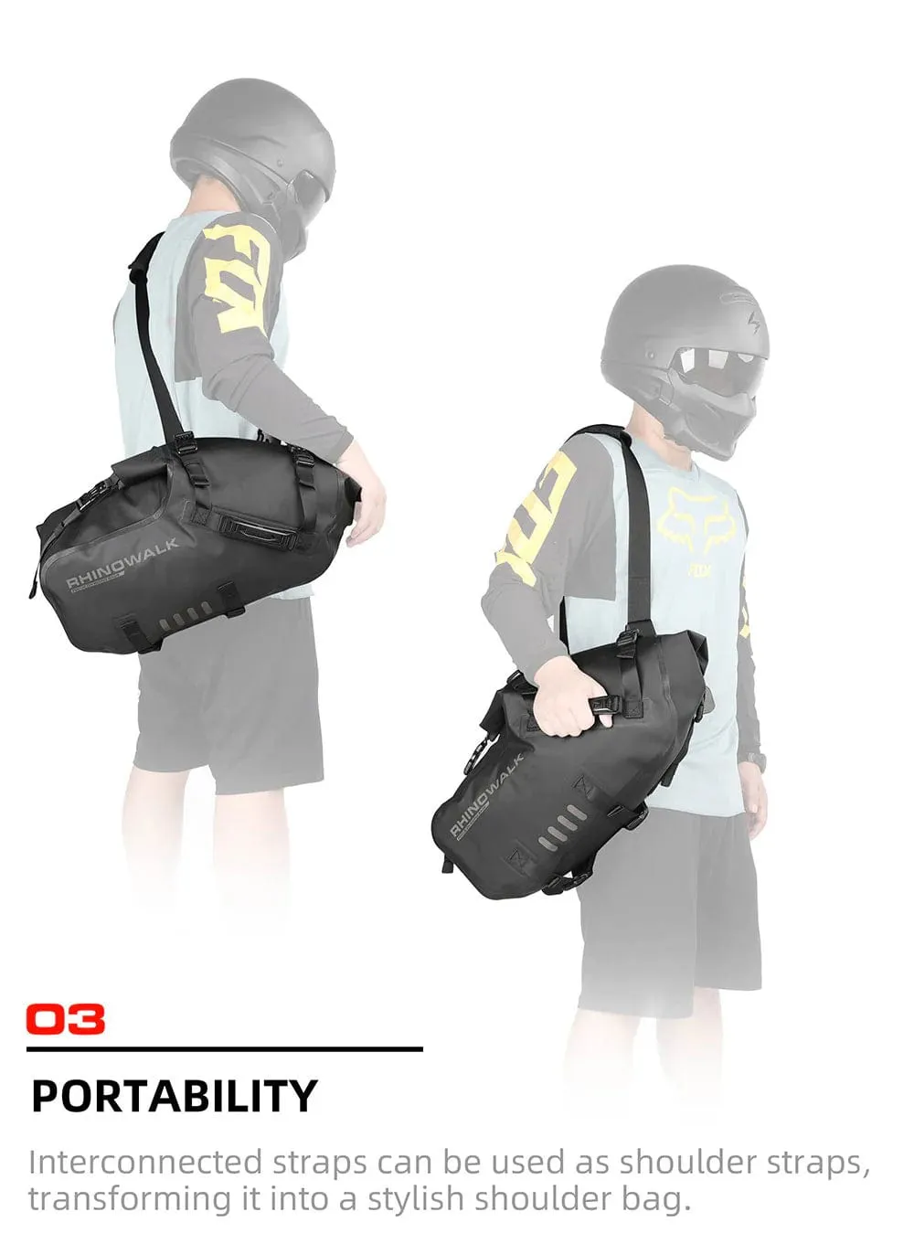 Rhinowalk Saddle Bag L