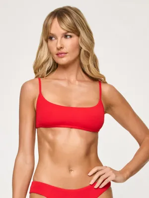 Rib Kourt Top in Flame