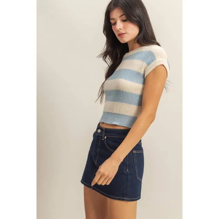 Ribbed Stripe Top