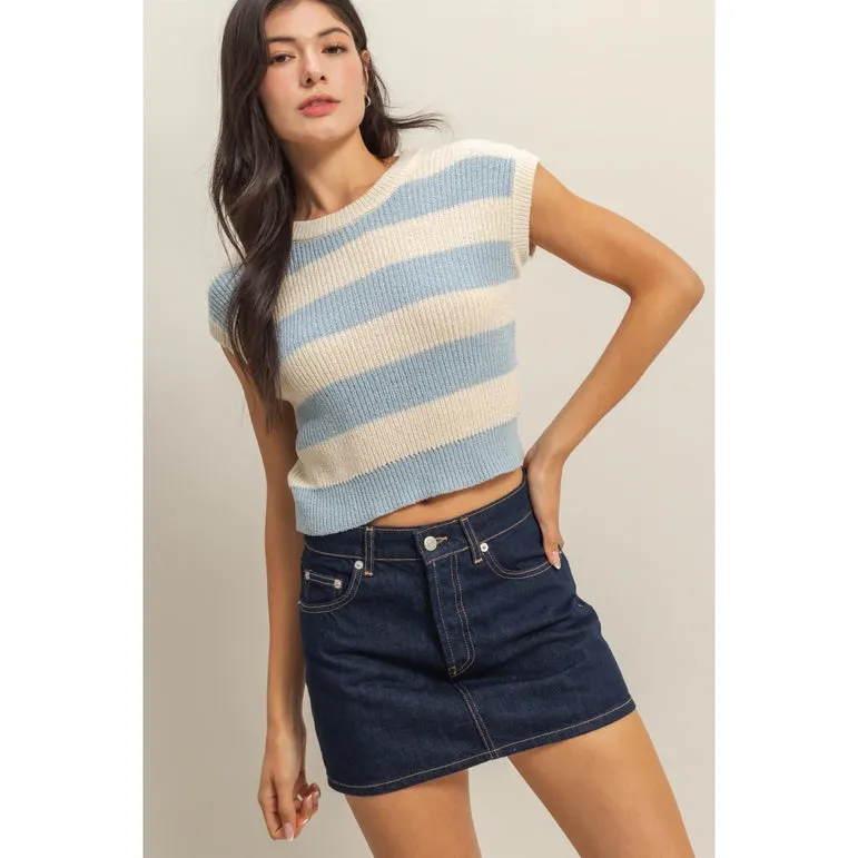 Ribbed Stripe Top