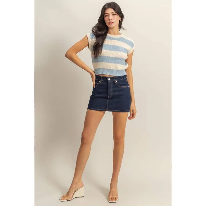 Ribbed Stripe Top