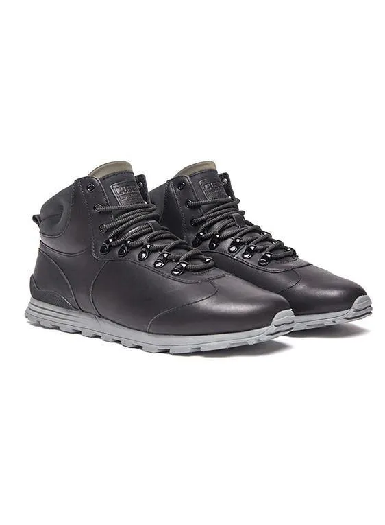 ROBINSON Black Leather Concrete