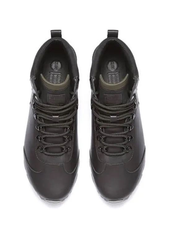 ROBINSON Black Leather Concrete