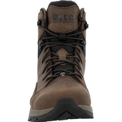 Rocky Men's Trophy 6" Soft Toe WP Hiking Outdoor Boot -Brown- RKS0637