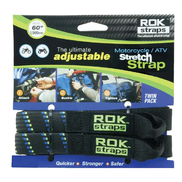 ROK STRAP 1"X60" BLU/GRN