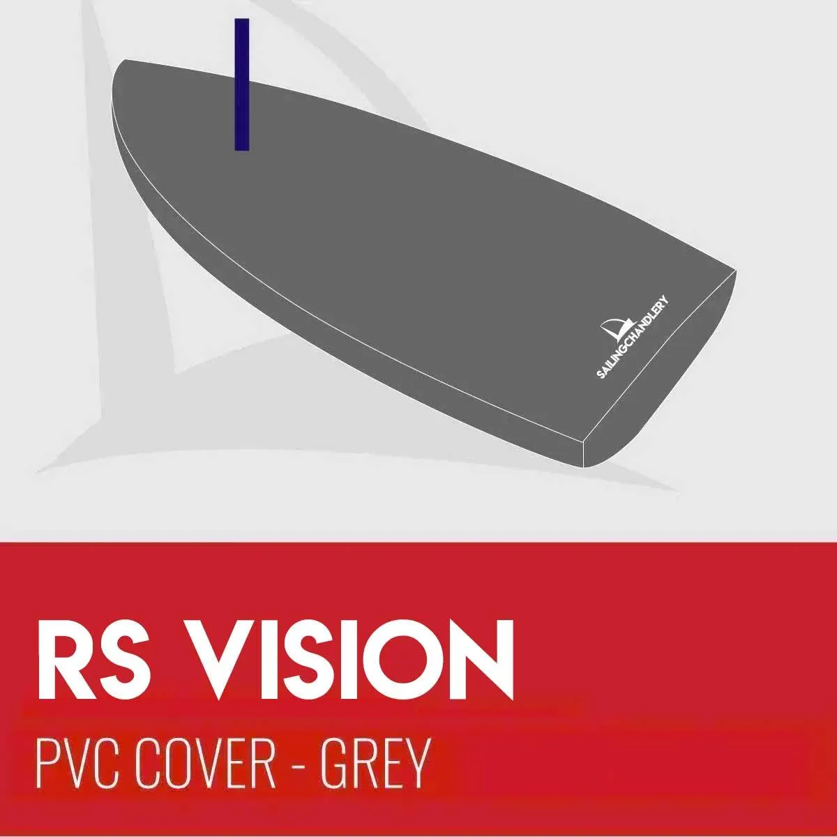 RS Vision Boat Cover - Mast Up  - PVC Grey
